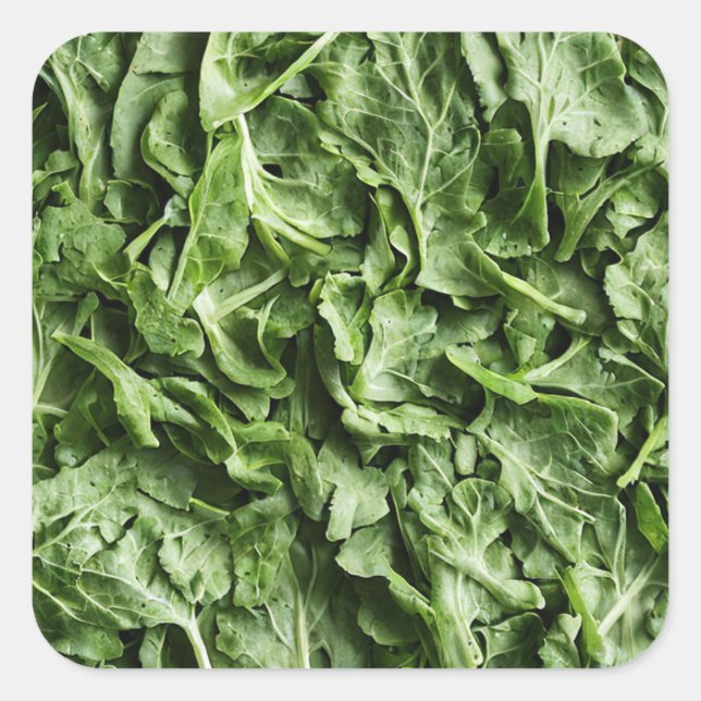 Pegatina Cuadrada Cohete (Anverso)