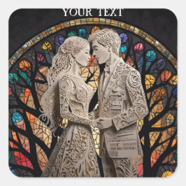 Pegatina Cuadrada Cojín decorativo