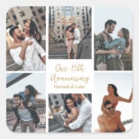 Colage de fotos personalizadas para aniversario de