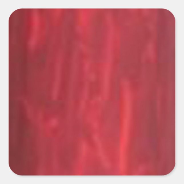 Pegatina Cuadrada Colección STBX Rosenberg Sparkling Red Rouge (Anverso)