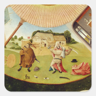 Pegatina Cuadrada Cólera