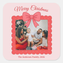 Collage de Fotos Personalizado de Navidad Adorable