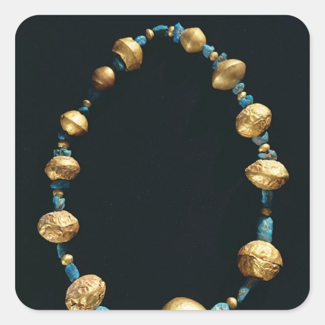 Pegatina Cuadrada Collar (Anverso)