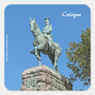 Pegatina Cuadrada Colonia