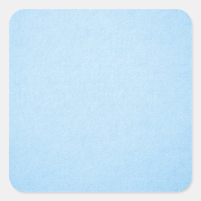 Pegatina Cuadrada Color azul pastel (Anverso)