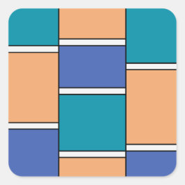 Pegatina Cuadrada Color Harmony