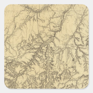 Pegatina Cuadrada Colorado 11