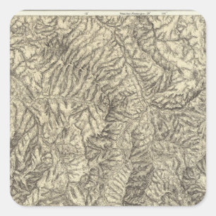 Pegatina Cuadrada Colorado 2