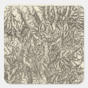 Pegatina Cuadrada Colorado 6