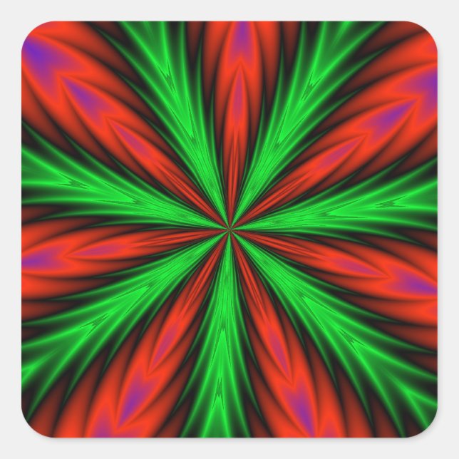 Pegatina Cuadrada Colores Sticker (Anverso)
