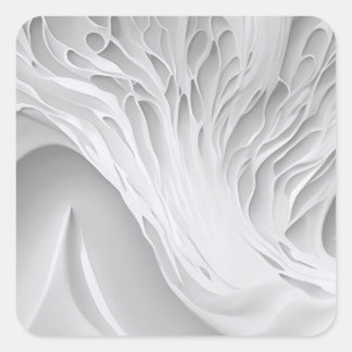 Pegatina Cuadrada Combo de miel blanco