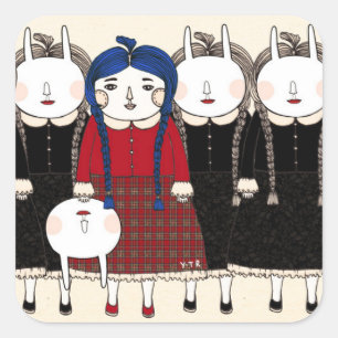 Pegatina Cuadrada Comenzando 2013