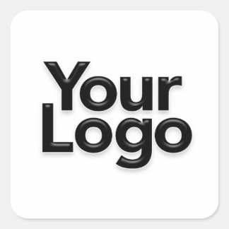 Pegatina Cuadrada Comercialización promocional del logotipo de propi