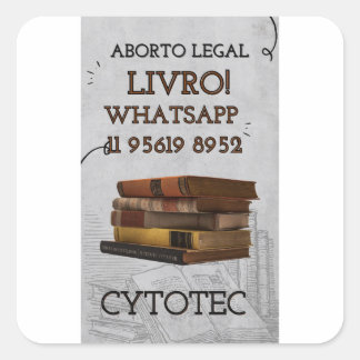 Pegatina Cuadrada como usar cytotec original 11-95619-8952