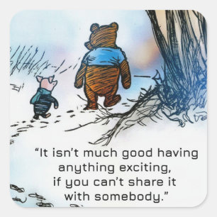 Pegatina Cuadrada Compartir es especial