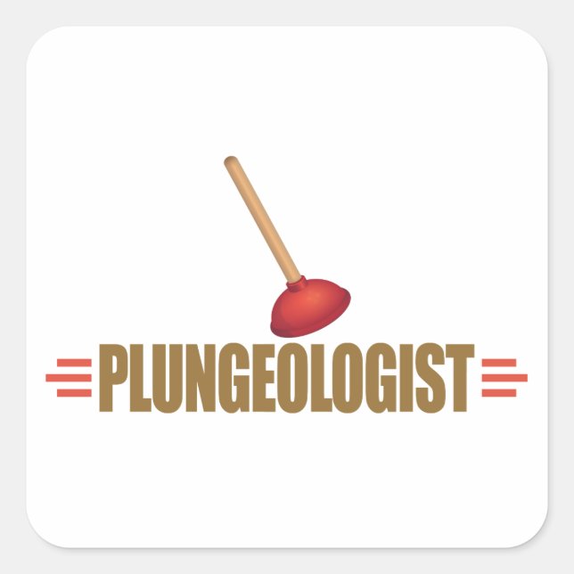 Pegatina Cuadrada Completador divertido (Anverso)