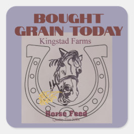 Pegatina Cuadrada comprar grano hoy