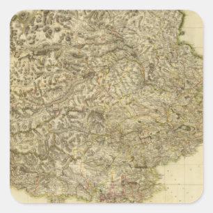 Pegatina Cuadrada Compuesto de Perthshire