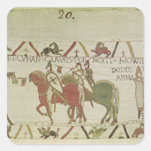 Pegatina Cuadrada Conan, duque de Bretaña