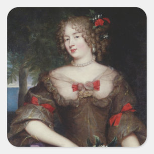 Pegatina Cuadrada Condesa de Francoise de Sevigne