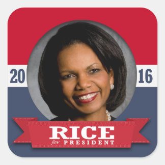 PEGATINA CUADRADA CONDI RICE 2016