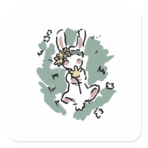 Conejo de flores 
