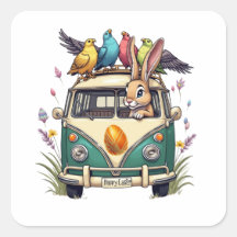 Conejo de Pascua en bus con amigos de aves - Ce de