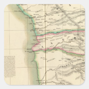 Pegatina Cuadrada Congo, África 41