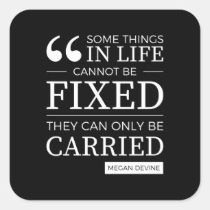 Pegatina Cuadrada conjunto de pegatinas con presupuesto "no se puede