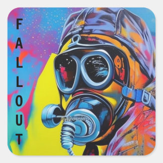 Pegatina Cuadrada conjunto de pegatinas de reserva