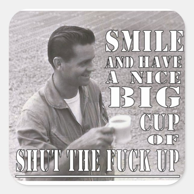 Pegatina Cuadrada Connon Magnet (Anverso)