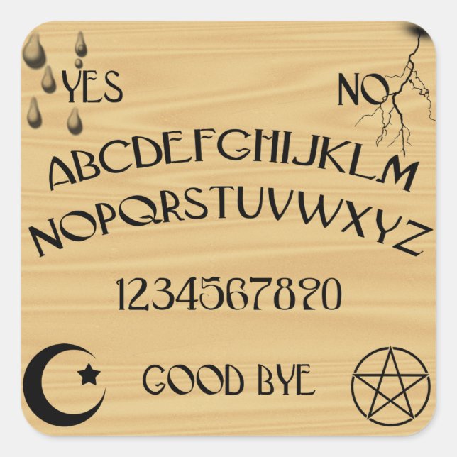 Pegatina Cuadrada Consejo de discusión (Anverso)