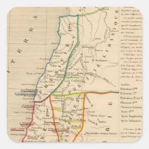 Pegatina Cuadrada Constantin le Grand, 330 apres JC