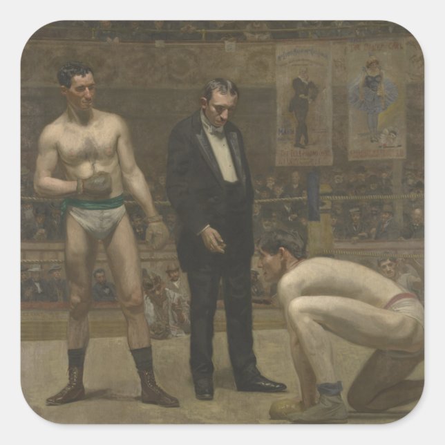 Pegatina Cuadrada Contar (Anverso)