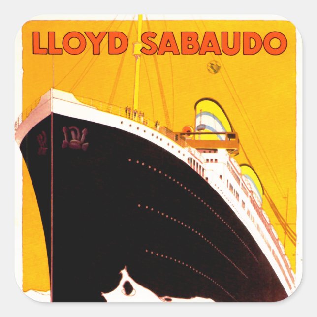 Pegatina Cuadrada Conte Grande (Anverso)