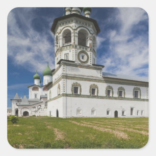 Pegatina Cuadrada Convento de Nikola-Vyazhischi