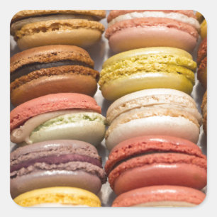 Pegatina Cuadrada Cookies rellenas de Crème