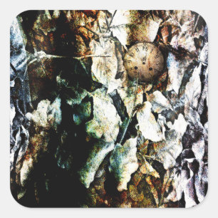 Pegatina Cuadrada Corazón 2012