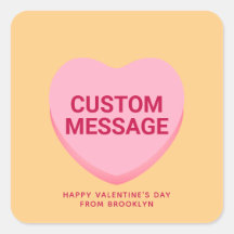 Corazón de conversación de personalizado rosado na