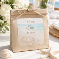 Corazones de dunas de arena de playa boda