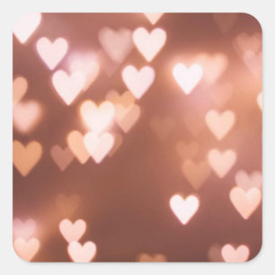 PEGATINA CUADRADA CORAZONES DIARIOS DE PINK VALENTINE