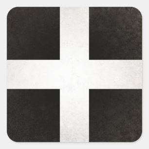 Pegatina Cuadrada Cornwall