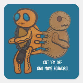 Pegatina Cuadrada Cortar