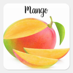 Pegatina Cuadrada Corte el mango