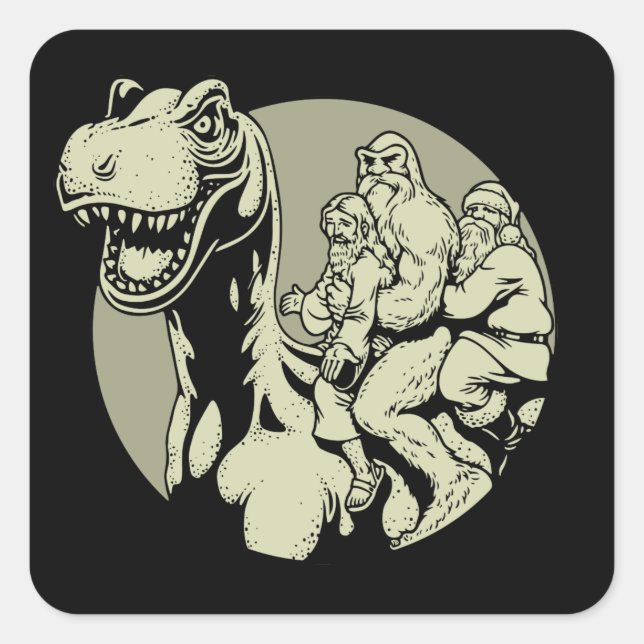 Pegatina Cuadrada Cosas totalmente verdaderas (Anverso)