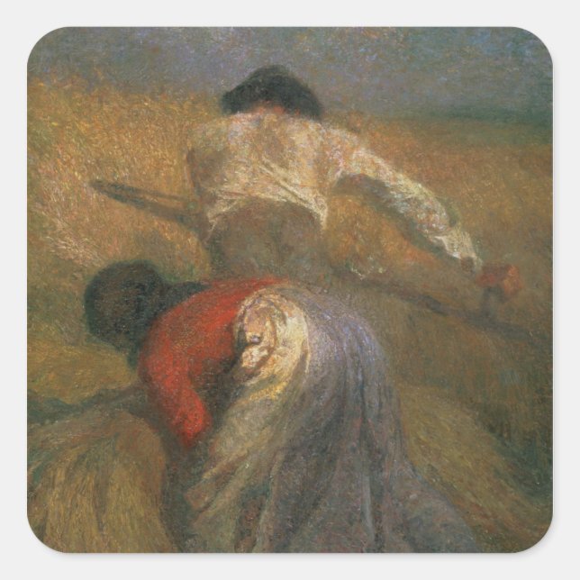 Pegatina Cuadrada Cosecha (Anverso)