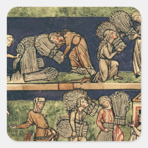 Pegatina Cuadrada Cosecha, Escuela del Rin