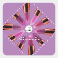 Cosmetica maquillaje Rosa Palillos de oro Lavanda