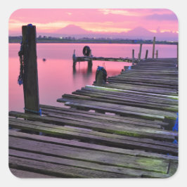 Pegatina Cuadrada Costa del Sol