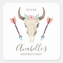 Cráneo de Boho Cow de Guay